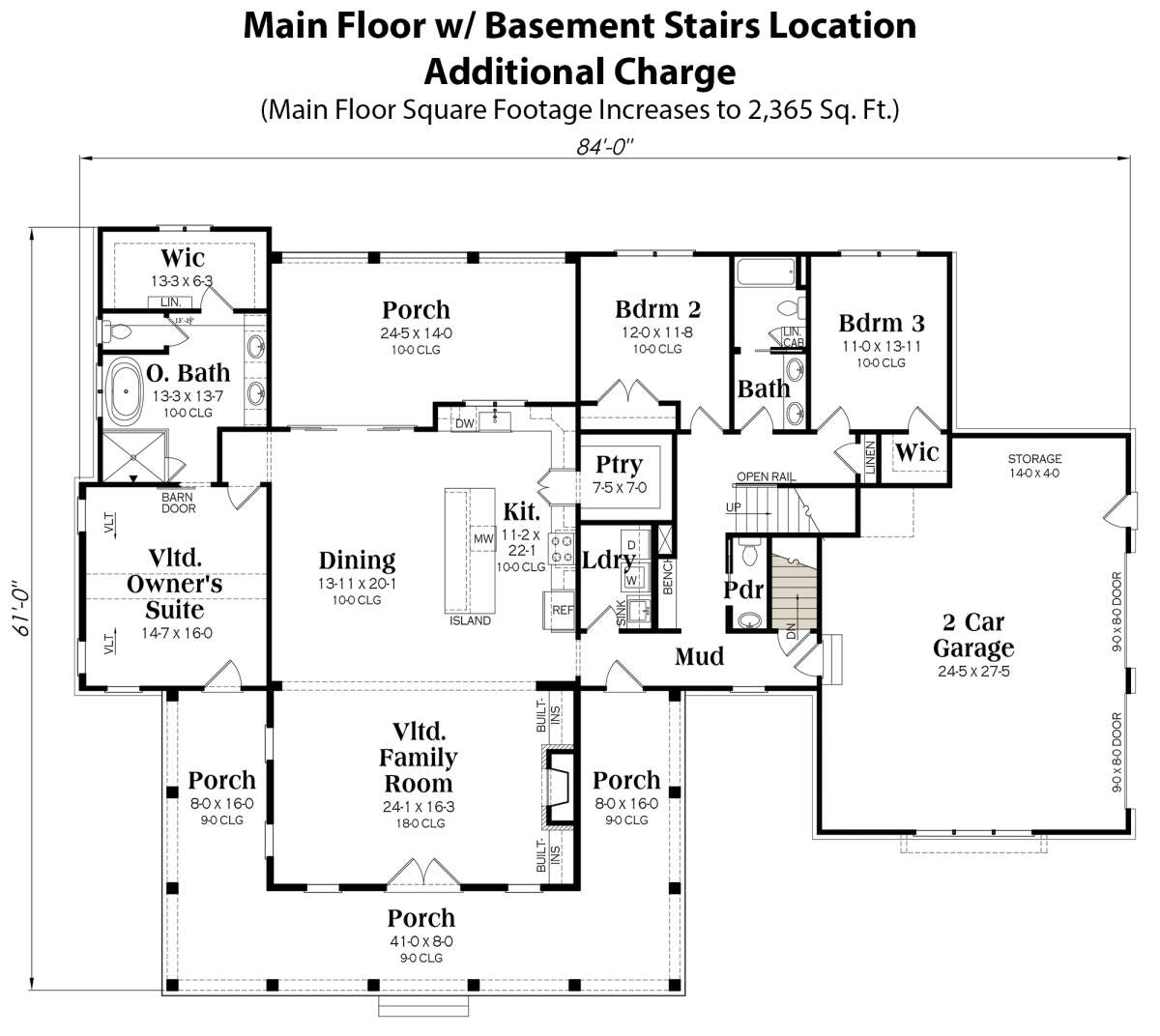 Modern Farmhouse Plan: 2,336 Square Feet, 3-4 Bedrooms, 2.5