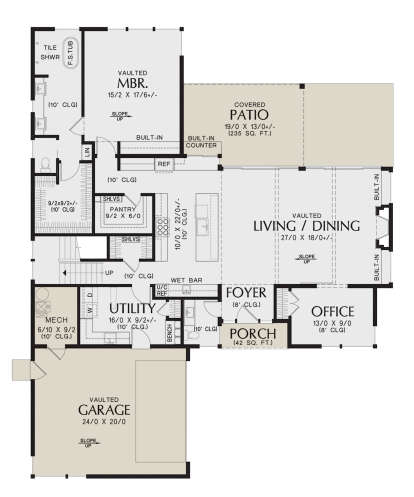 Main Floor  for House Plan #2559-01022