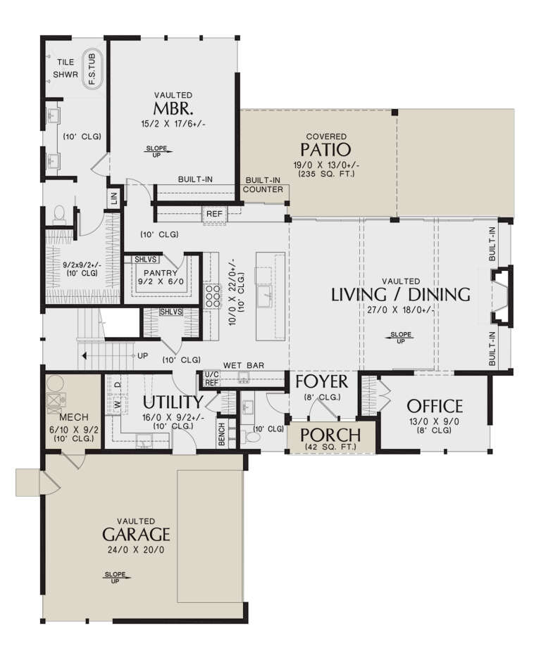 House Plan House Plan #30057 Drawing 1