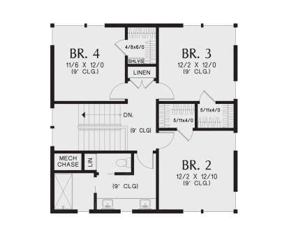 Second Floor for House Plan #2559-01022