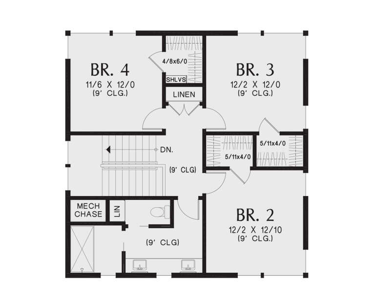 House Plan House Plan #30057 Drawing 2