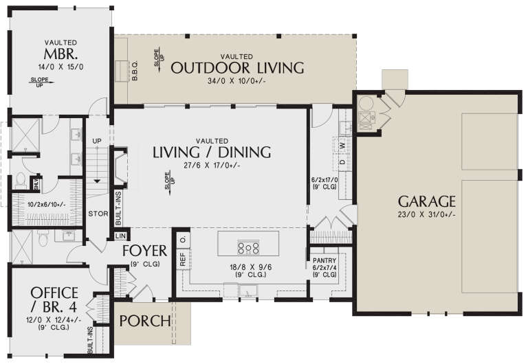 House Plan House Plan #30058 Drawing 1