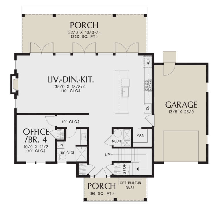 House Plan House Plan #30059 Drawing 1