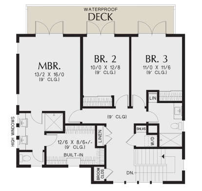 Second Floor for House Plan #2559-01024