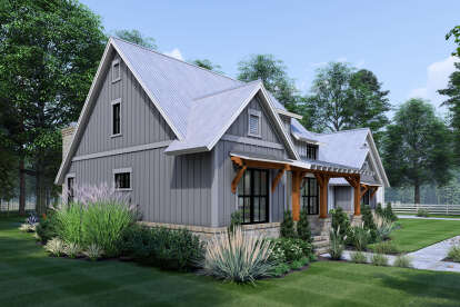 Modern Farmhouse House Plan #9401-00121 Elevation Photo