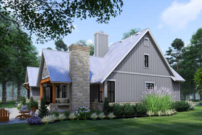 Modern Farmhouse House Plan #9401-00121 Elevation Photo