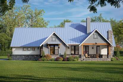 Modern Farmhouse House Plan #9401-00121 Elevation Photo
