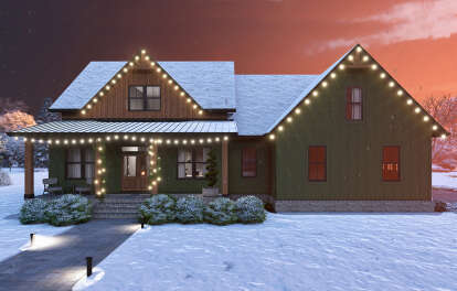 Modern Farmhouse House Plan #7174-00019 Elevation Photo