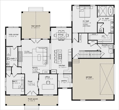Main Floor  for House Plan #7174-00019