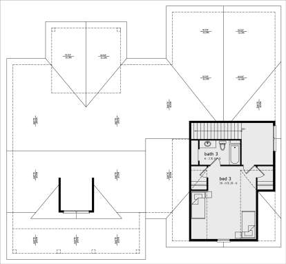 Second Floor for House Plan #7174-00019