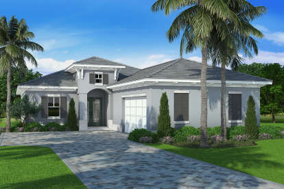 Contemporary House Plan #207-00131 Elevation Photo