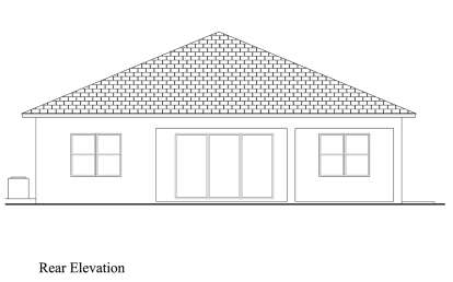 Contemporary House Plan #207-00131 Elevation Photo