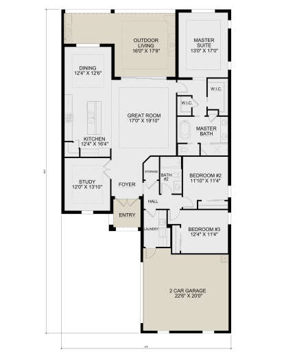 Main Floor  for House Plan #207-00131