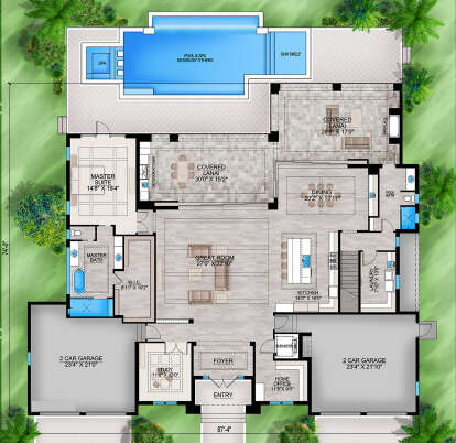 Main Floor  for House Plan #207-00134