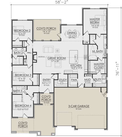 Main Floor  for House Plan #7071-00007