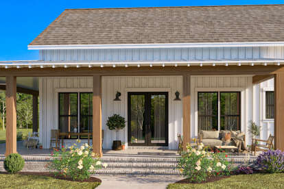 Barn House Plan #041-00348 Elevation Photo