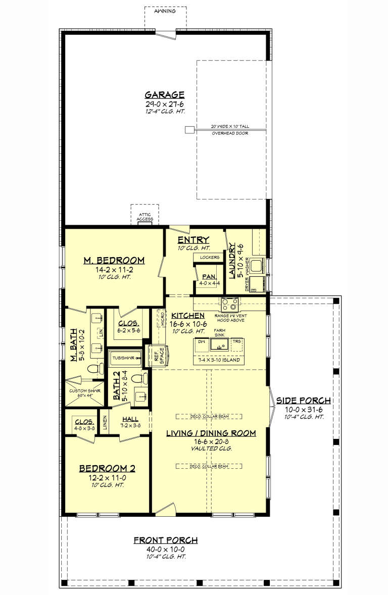 House Plan House Plan #30068 Drawing 1