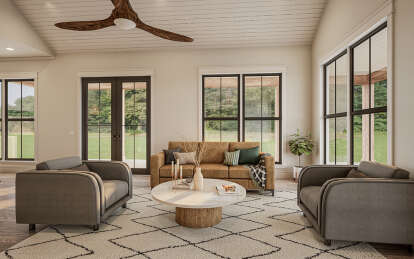 Barn House Plan #041-00348 Additional Photo