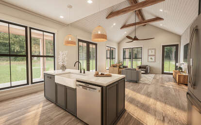 Barn House Plan #041-00348 Additional Photo