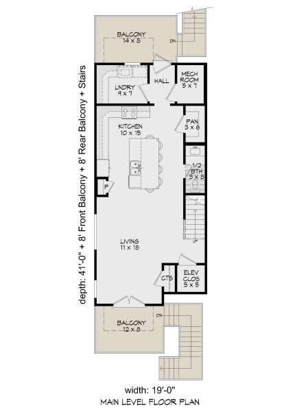 Main Floor  for House Plan #940-00917