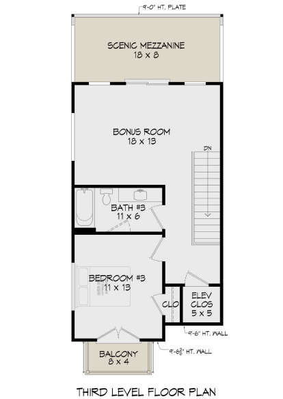 Third Floor for House Plan #940-00917