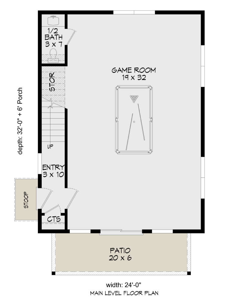 House Plan House Plan #30070 Drawing 1