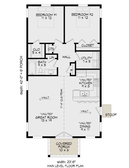 Main Floor  for House Plan #940-00923