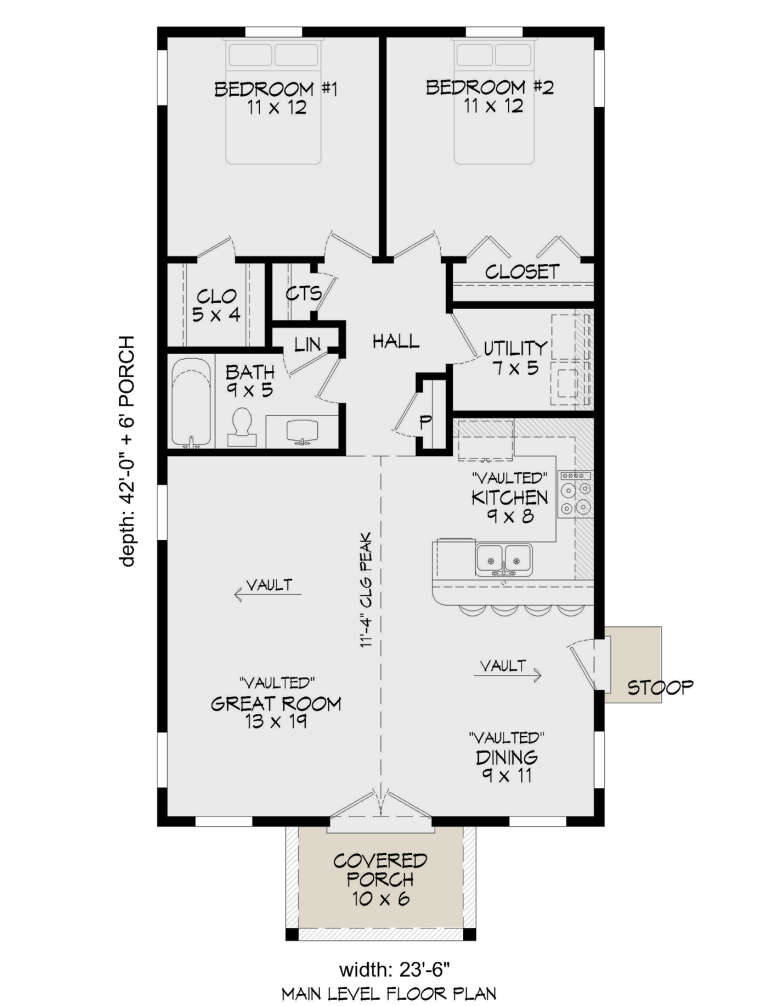 House Plan House Plan #30075 Drawing 1