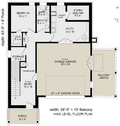 Main Floor  for House Plan #940-00925