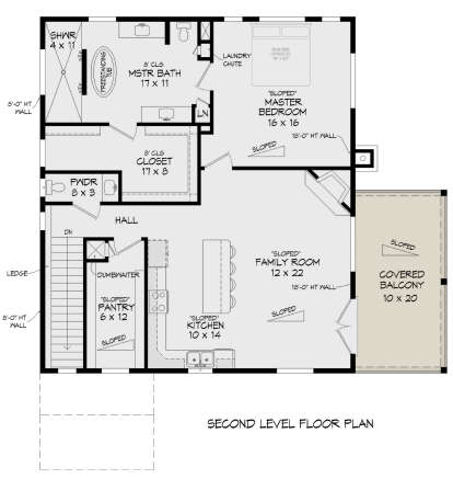 Second Floor for House Plan #940-00925