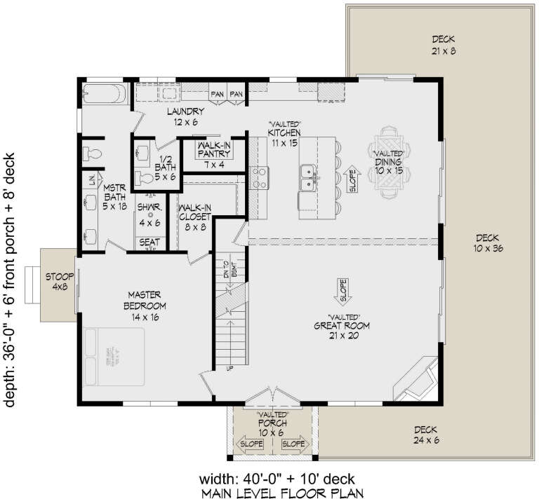 House Plan House Plan #30079 Drawing 1