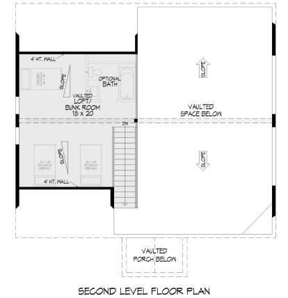 Second Floor for House Plan #940-00927