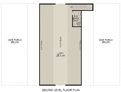 Second Floor for House Plan #940-00928
