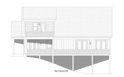Lake Front House Plan #940-00930 Elevation Photo