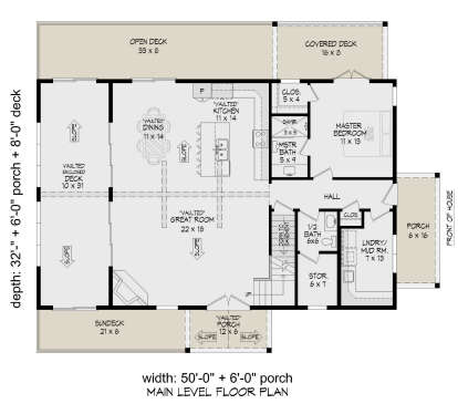 Main Floor  for House Plan #940-00930