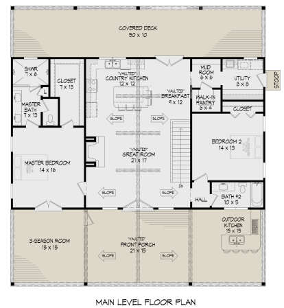 Main Floor  for House Plan #940-00931