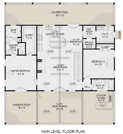Main Floor  for House Plan #940-00931