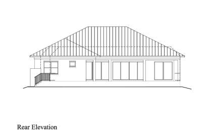 Contemporary House Plan #207-00136 Elevation Photo