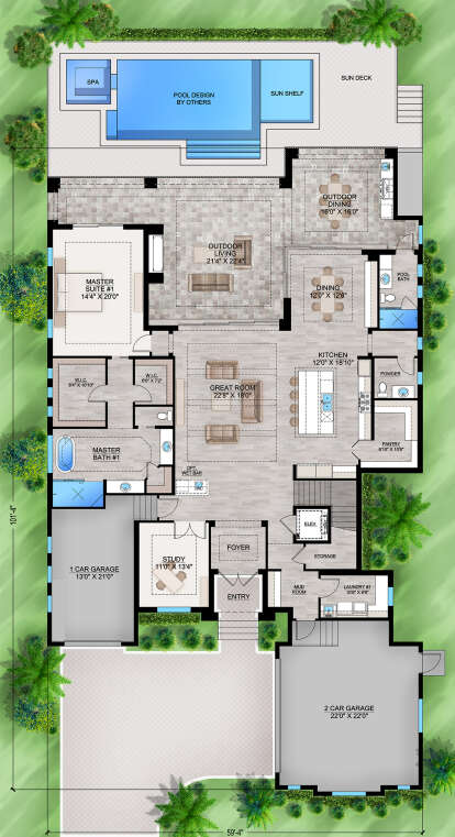 Main Floor  for House Plan #207-00137
