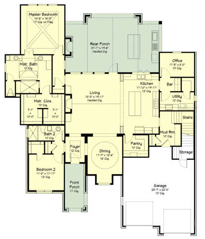 Main Floor  for House Plan #7516-00078