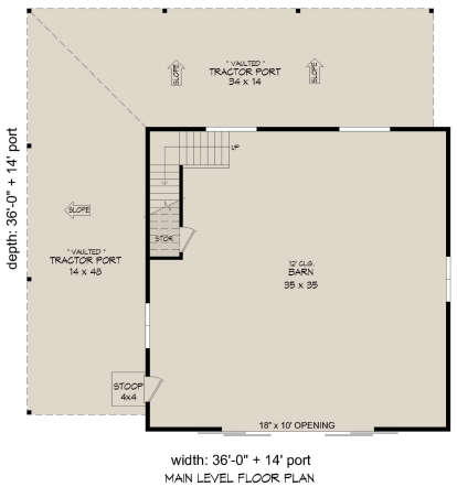 Garage Floor for House Plan #940-00933