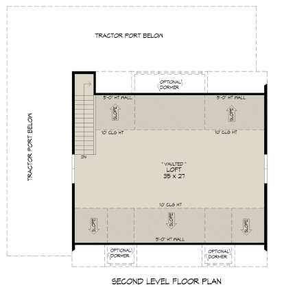 Loft for House Plan #940-00933
