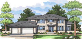 Traditional House Plan #098-00059 Elevation Photo