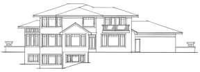 Traditional House Plan #098-00059 Elevation Photo