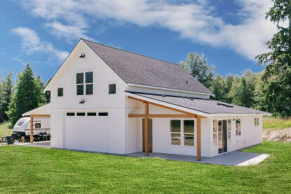 Barn House Plan #2464-00117 Build Photo
