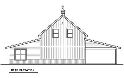 Barn House Plan #2464-00117 Elevation Photo