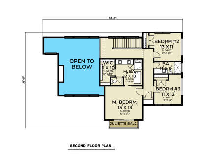 Second Floor for House Plan #2464-00118