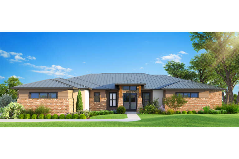 House Plan House Plan #30093 Front Elevation 