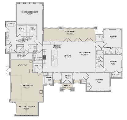Main Floor  for House Plan #9300-00015
