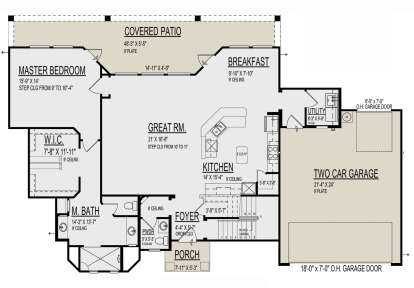 Main Floor for House Plan #9300-00017